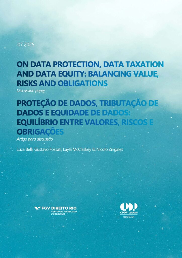 On data protection, data taxation and data equity: balancing value, risks and obligations - cover